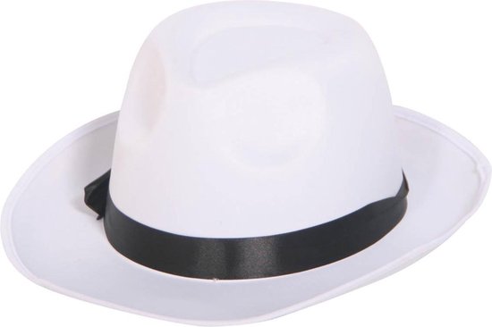 Witte gangster hoed | bol.com