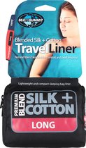 Bol.com Sea to Summit - Silk Cotton Liner - Lakenzak - Katoen - Blauw - Lang recht model aanbieding