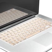 Xssive Siliconen Toetsenbord bescherming cover voor MacBook 13/15/17/Air/Pro/Retina voor modellen t/m 2015 - goud - NL indeling