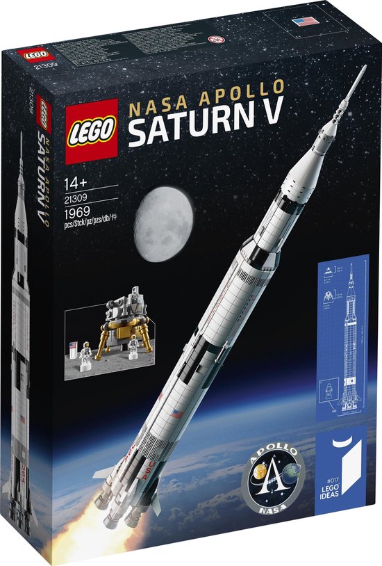 LEGO Ideas NASA Apollo Saturn V - 21309 | bol.com