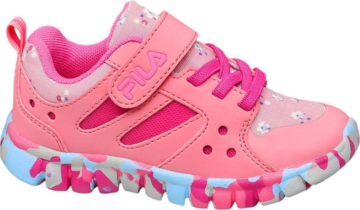 Fila Kinderen Roze sneaker bloemen - Maat 30 | bol.com