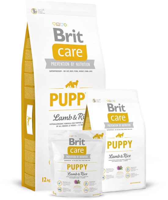 Brit care Puppy Lam&Rijst Hypo-allergeen - 12kg