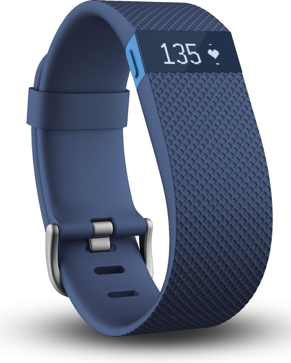 Fitbit Charge HR Activity tracker Zwart Large bol