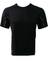 KWD Shirt Diablo korte mouw - Zwart - Maat 152