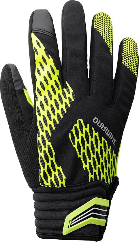 Shilling waarom bijtend Shimano Extreme Winter Fietshandschoenen Fietshandschoenen - Unisex -  zwart/geel | bol.com