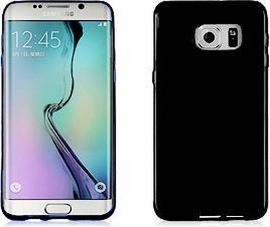 Samsung Galaxy S6 EDGE PLUS 5.7 Siliconen Hoesje Case Zwart