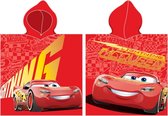 Disney Badponcho Cars Rood Junior 50 X 115 Cm