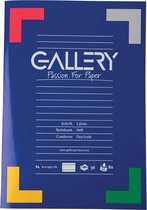 32x Gallery schrift, A4, gelijnd, 72 bladzijden