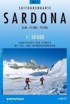 Swisstopo 1 : 50 000 Sardona Schneeschuh- und Skitourenkarte