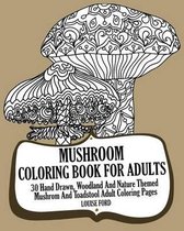 Mushroom Coloring Book for Adults