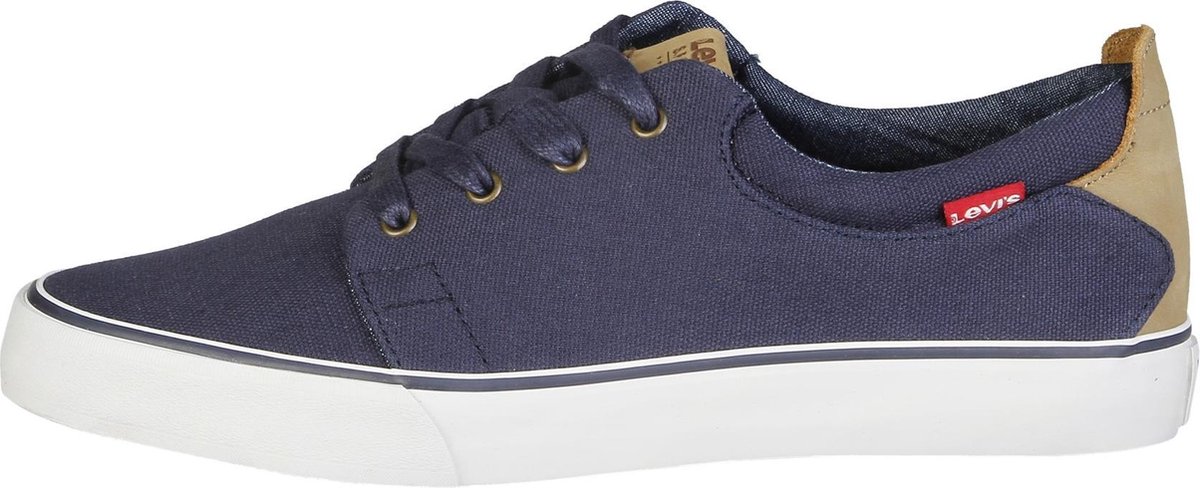 Levi's Levis Heren Sneakers Blauw maat 43 - Schoenen.nl