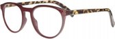 Icon Eyewear RCE350 Figo Leesbril +1.00 - Bordeaux montuur, tortoise pootjes