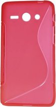 Huawei Ascend Y530 TPU Case S-Shape Rood