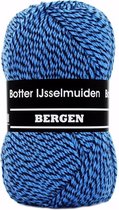 Bergen blauw gemeleerd 81 - Botter IJsselmuiden PAK MET 10 BOLLEN a 100 GRAM. PARTIJ 162462. INCL. Gratis Digitale vinger haak en brei toerenteller