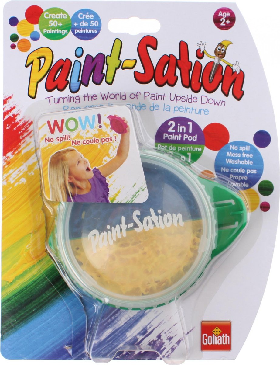 Goliath Paint-Sation 2-in-1 pod paars: verf zonder kliederen thumbnail 6
