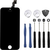 PhoneTrend® compleet LCD/display/scherm voor Apple iPhone 5C zwart  + toolkit + handleiding+ tempered glass screenprotector (black)