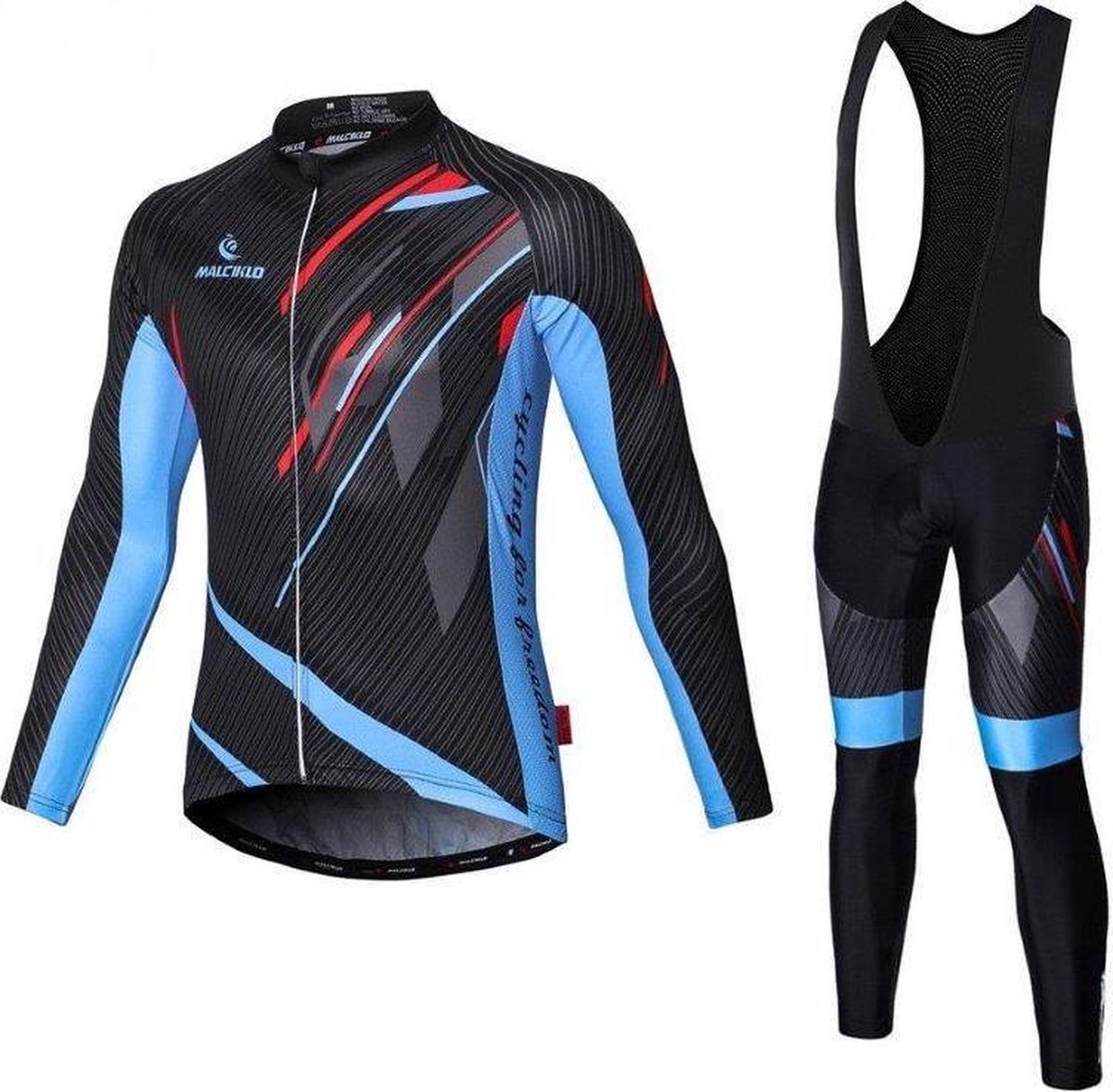 Danger Lange Set WielersetsNL Fietsbroek Fietshirt Wielerkleding Fietskleding. bol