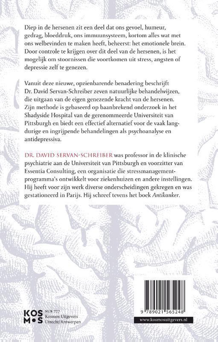 Uw brein als medicijn - back cover