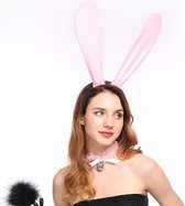 Banoch - big bunny ears - oren groot buigbaar - roze