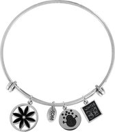 CO88 Collection 8CB-16006 Dames Bedelarmband - Zilverkleurig