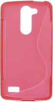 LG L Bello (D331/D335) TPU Hoesje Rood
