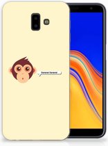 Geschikt voor Samsung Galaxy J6 Plus (2018) Uniek TPU Hoesje Monkey