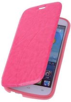 Bestcases Pink Huawei Ascend G740 TPU Book Case Cover Motief