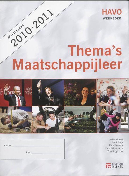 Omslag van Thema's Maatschappijleer  Havo door Aafke Moons