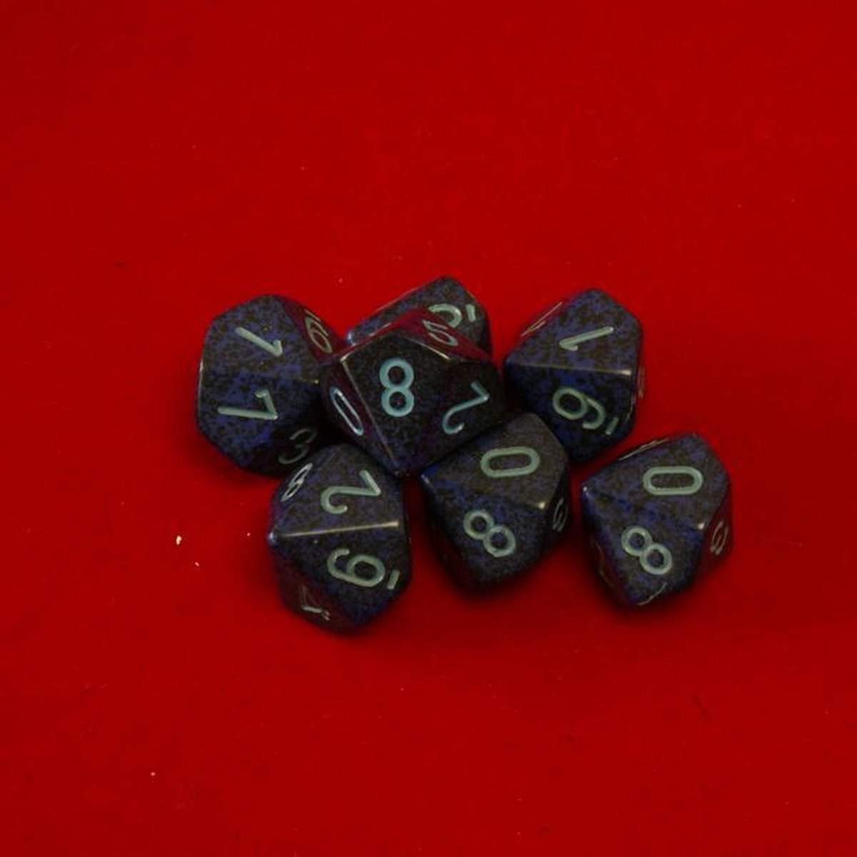 Materialisme Nationaal volkslied begaan 10 Vlakken Tienzijdige Dobbelsteen Speckled Cobalt 16mm Set van 10 stuks |  Games | bol.com