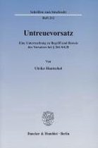 Untreuevorsatz