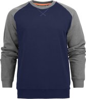 MacOne - Sweater - David - marineblauw/grijs - L