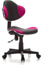 hjh office Kiddy GTI-2 - Bureaustoel - Kinder - Zwart / roze