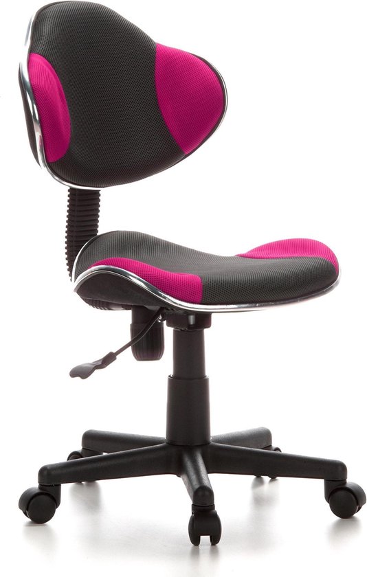 Toestand Aanleg gemakkelijk hjh office Kiddy GTI-2 - Bureaustoel - Kinder - Zwart / roze | bol.com