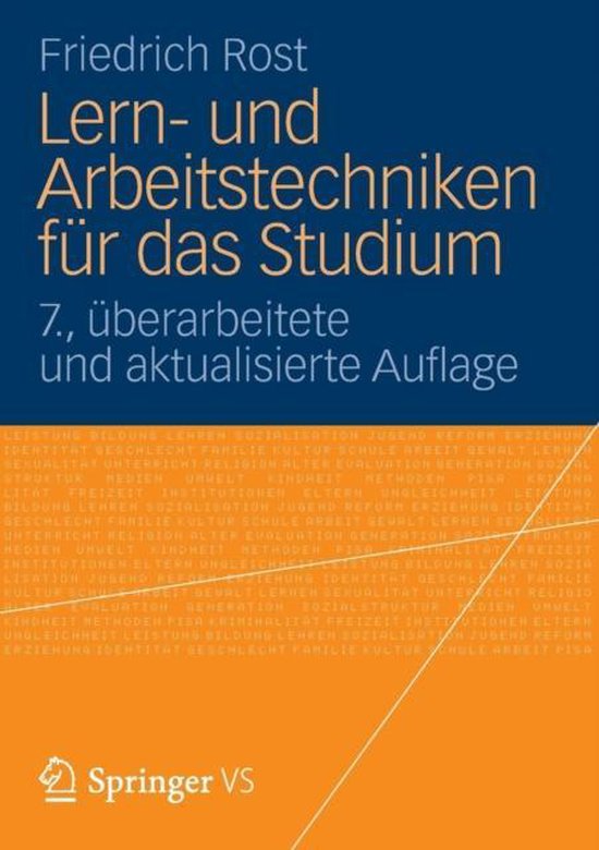 Lern- Und Arbeitstechniken Fur Das Studium - cover