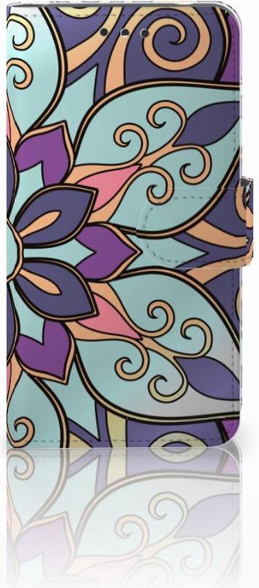 Nokia 2 Hoesje Purple Flower