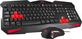Mars Gaming MCP1 toetsenbord Zwart, Rood