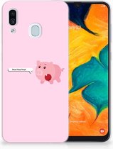 Samsung Galaxy A30 Telefoonhoesje met Naam Pig Mud