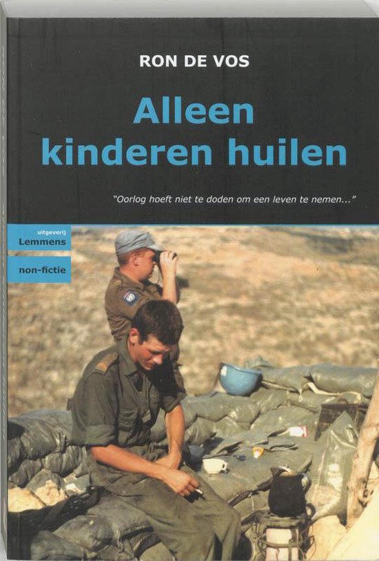 Cover van het boek 'Alleen kinderen huilen'