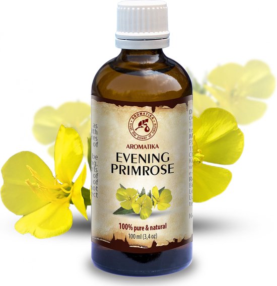 Teunisbloemolie (Evening primrose oil) 100 ml, 100% zuiver & natuurlijke  basisolie,... | bol.com