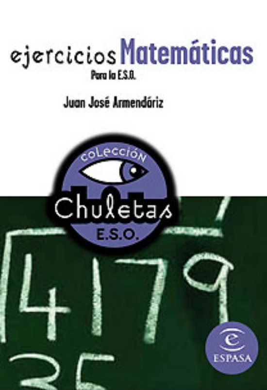 CHULETAS - Ejercicios matemáticas para la ESO - cover
