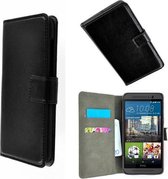 HTC Desire 620 Wallet Bookcase hoesje Zwart