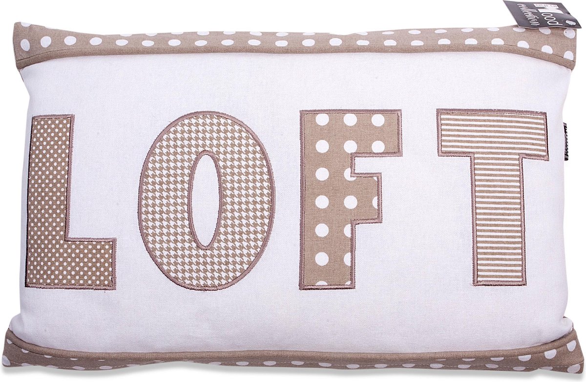 In The Mood Loft Mixed - Sierkussen - 30x45 cm - Kiezel Zand
