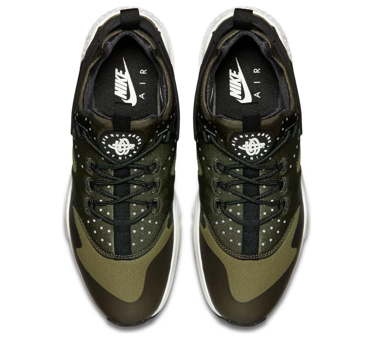 Dubbelzinnigheid Dollar vriendelijke groet Nike Air Huarache Utlity Sportschoenen - Maat 41 - Mannen - groen/zwart/wit  | bol.com