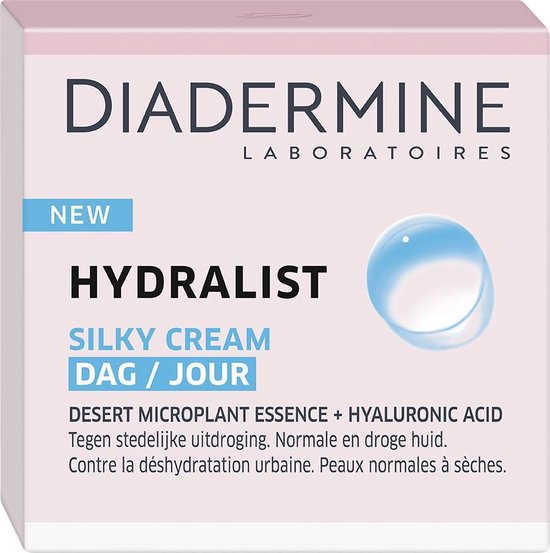 Diadermine Hydralist Crème de Jour Crème Soyeuse 50 ml - 1 pièce | bol.com