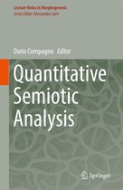 Lecture Notes in Morphogenesis - Quantitative Semiotic Analysis