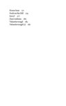 Tekstpagina met titels van hoofdstukken. 'Krasse knar', 'Fools on the Hill', 'Sorry!', 'Zuur realisme'.