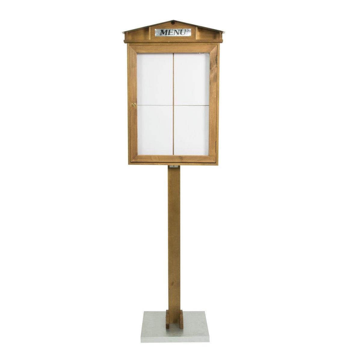 Securit® Rustieke Informatiedisplay Set |19,8 kg - Incl. Paal en voet