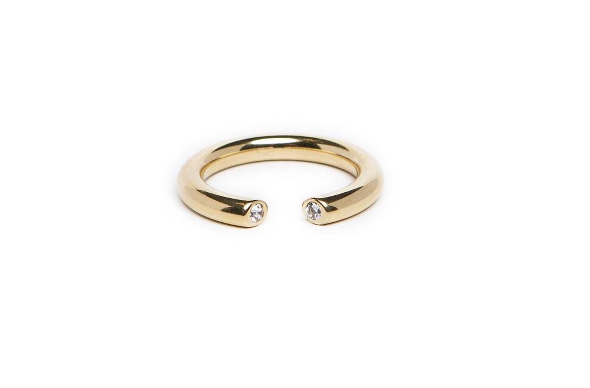 SILIS RING | GOLD OUT | THE RING HIDDEN STRASS