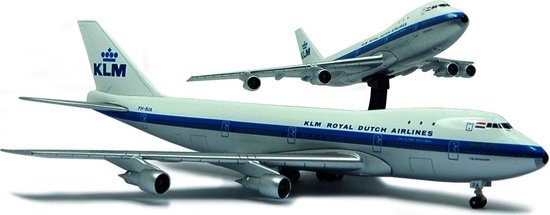 Boeing 747-200 KLM "Mississippi" - Hobby Master miniatuur vliegtuig |  bol.com