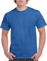 Kobaltblauw katoenen shirt voor volwassenen M (38/50)